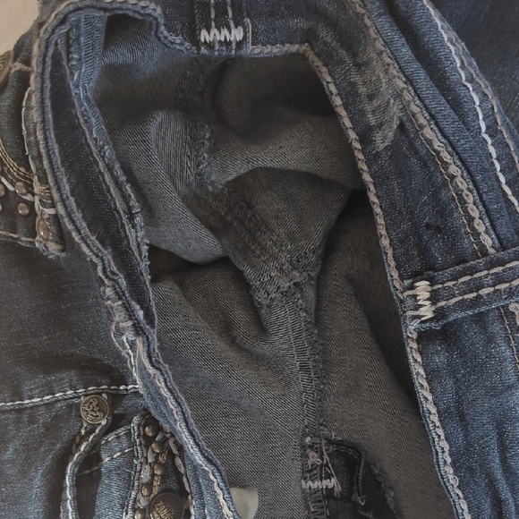 Zana Di Blue High Waist Denim Shorts Relaxed Fit - Picture 7 of 9